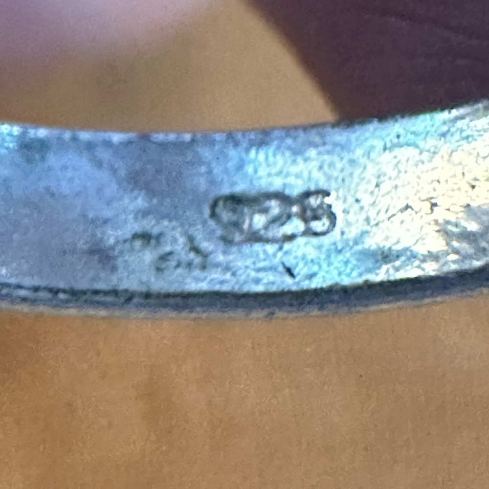 Gorgeous rose quartz sterling silver ring - Picture 5 of 5